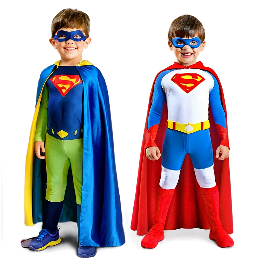 Boy In Superhero Cape Png 05212024 PNG Image