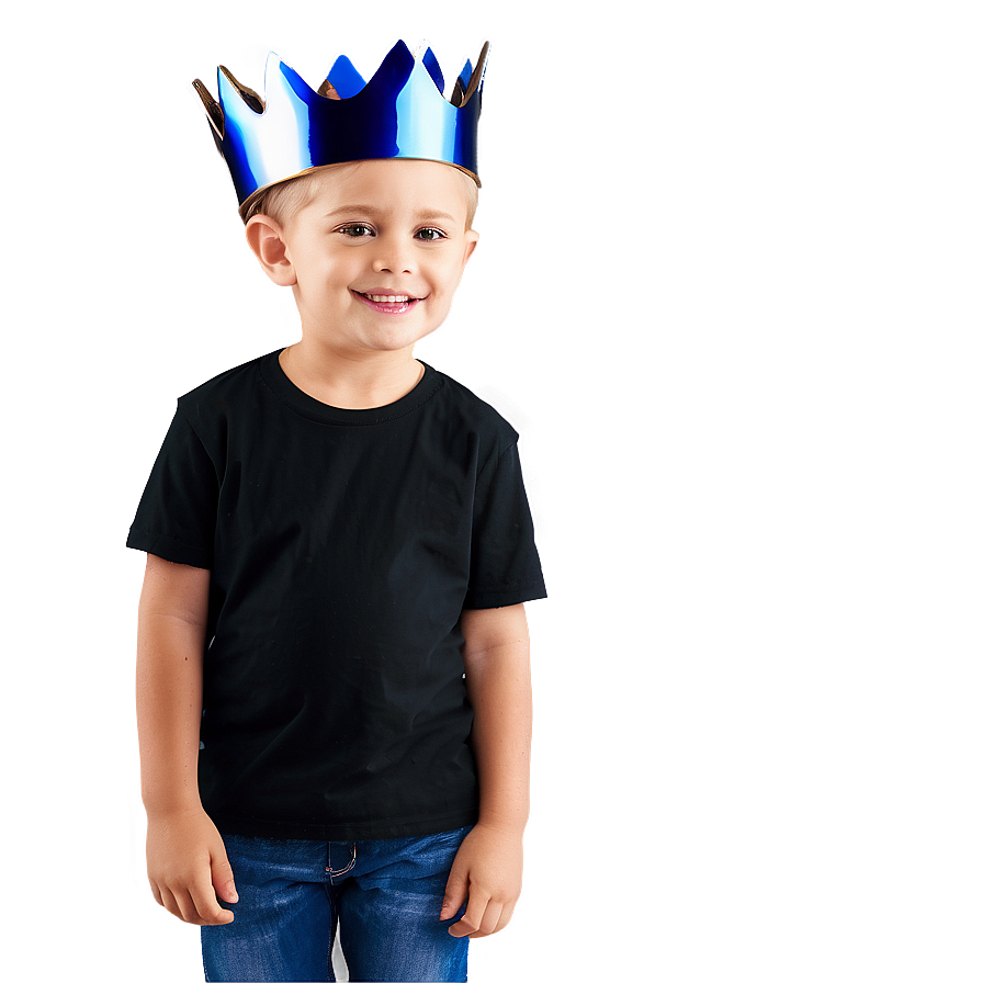 Boy Wearing Crown Png Yaf PNG Image