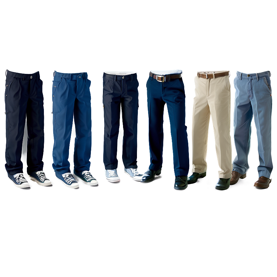 Boys' School Uniform Pants Png Irn5 PNG Image