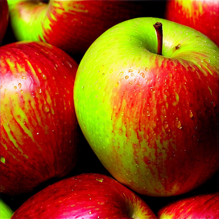 Braeburn Apple Detail Png Xaa PNG Image