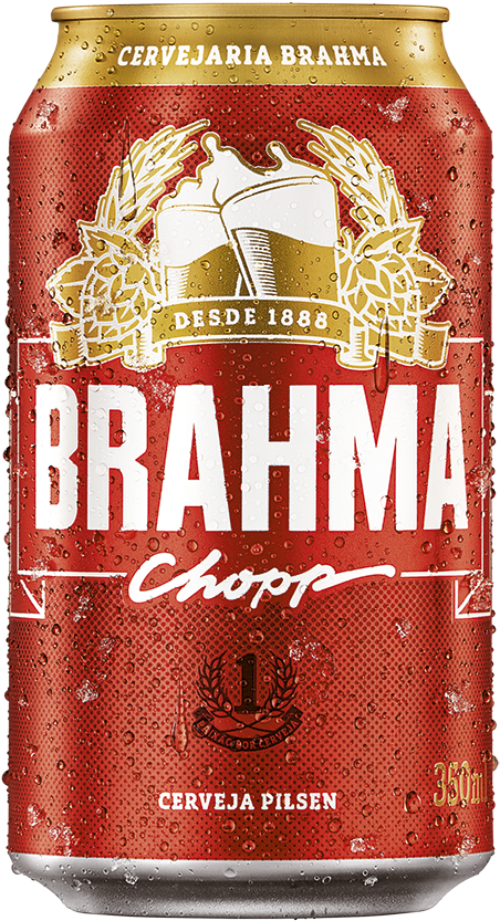 Brahma Beer Can Design PNG Image