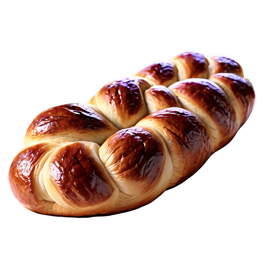 Braided Challah Bread Png Gxk PNG Image