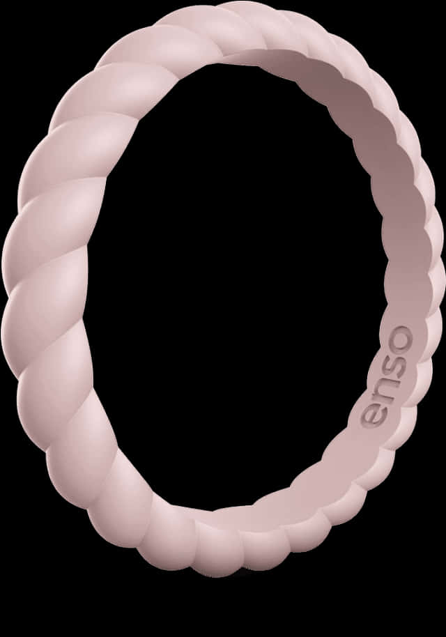 Braided Silicone Wedding Ring PNG Image