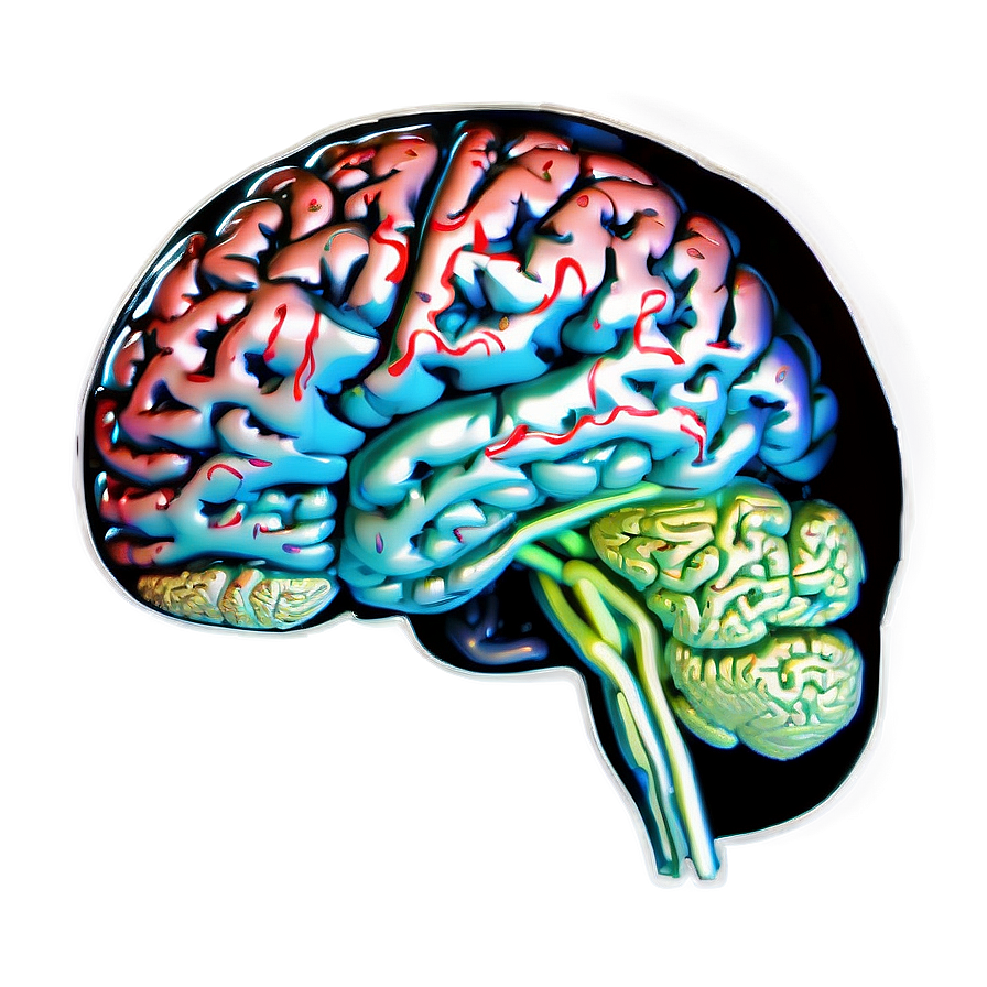 Brain Activation Thinking Png Rtt PNG Image