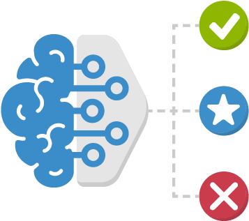 Brain Circuit Decision Path PNG Image