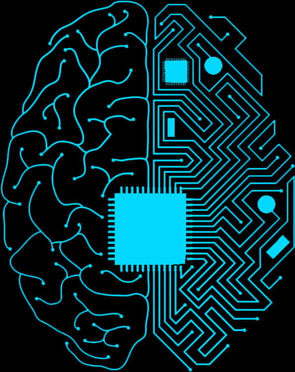 Brain Circuitry A I Concept PNG Image