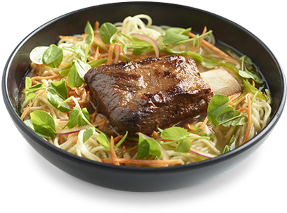 Braised Pork Ramen Bowl PNG Image