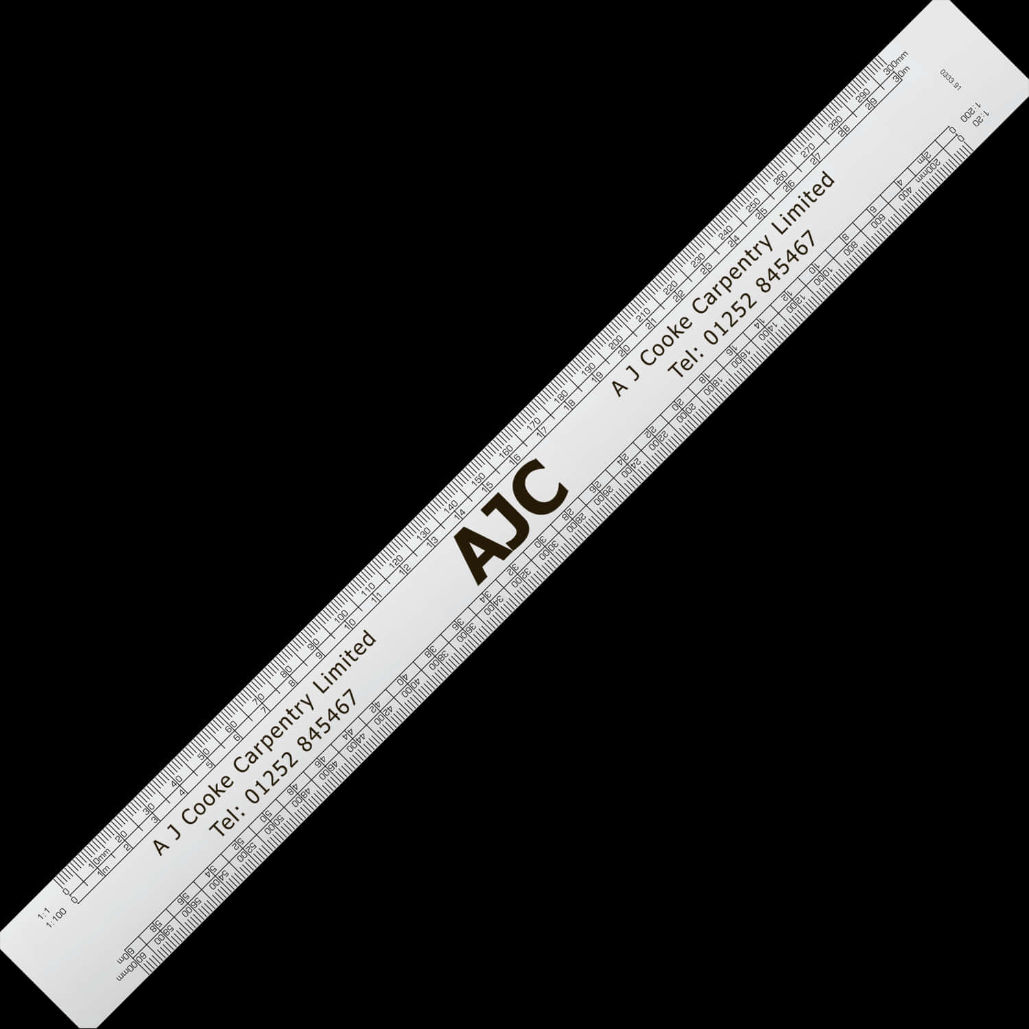 Branded Carpentry Ruler PNG Image