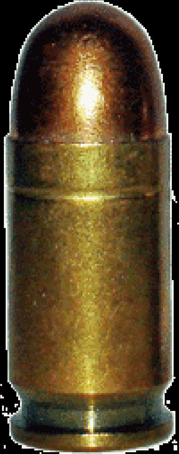 Brass Bullet Cartridge PNG Image