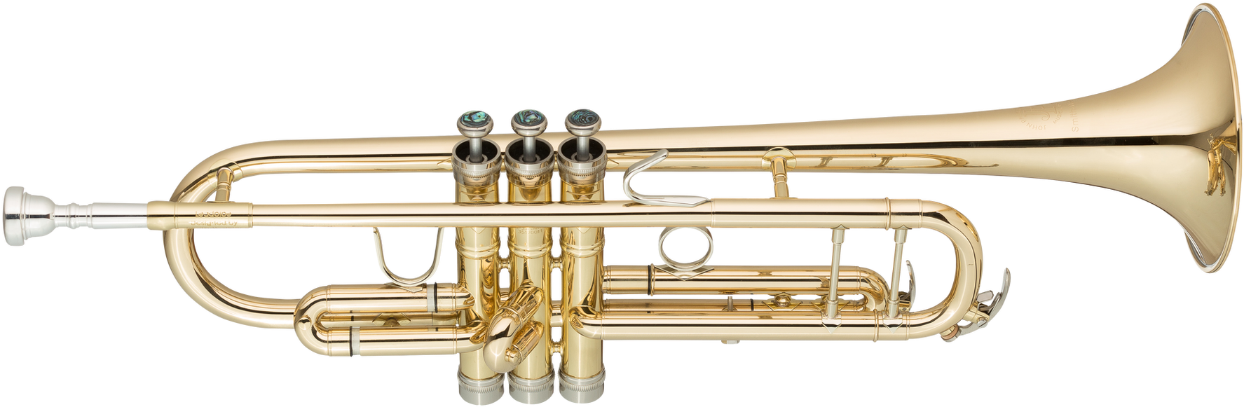 Brass Trumpet Isolatedon Background PNG Image