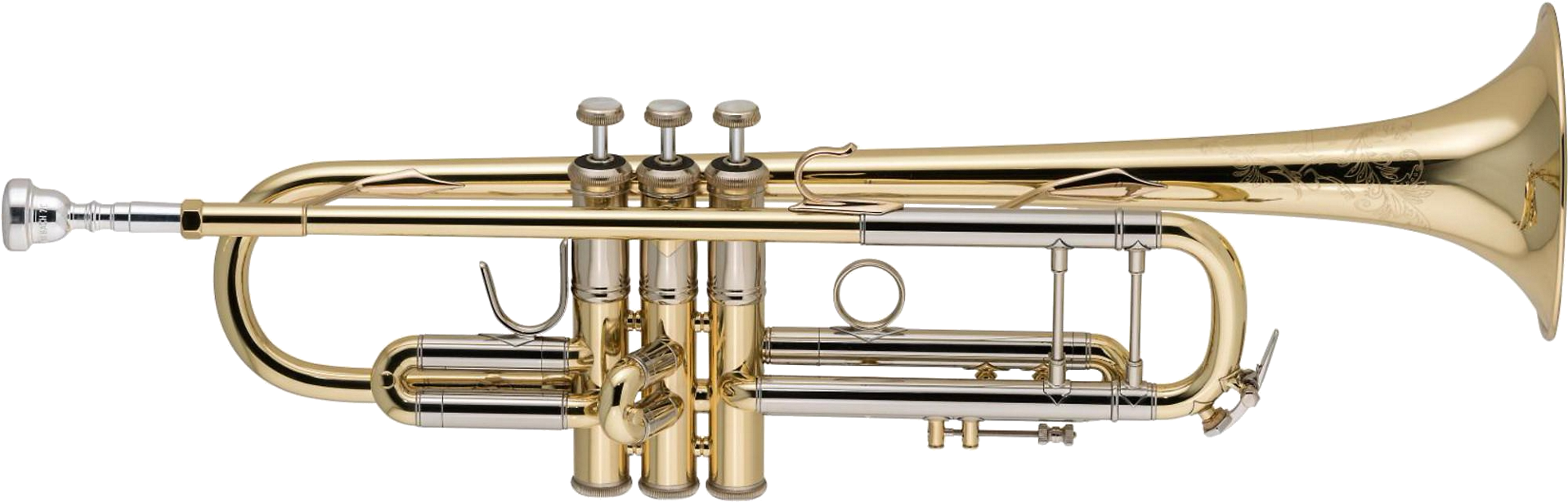 Brass Trumpet Isolatedon Transparent Background PNG Image