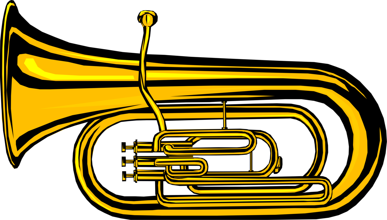 Brass_ Tuba_ Illustration PNG Image