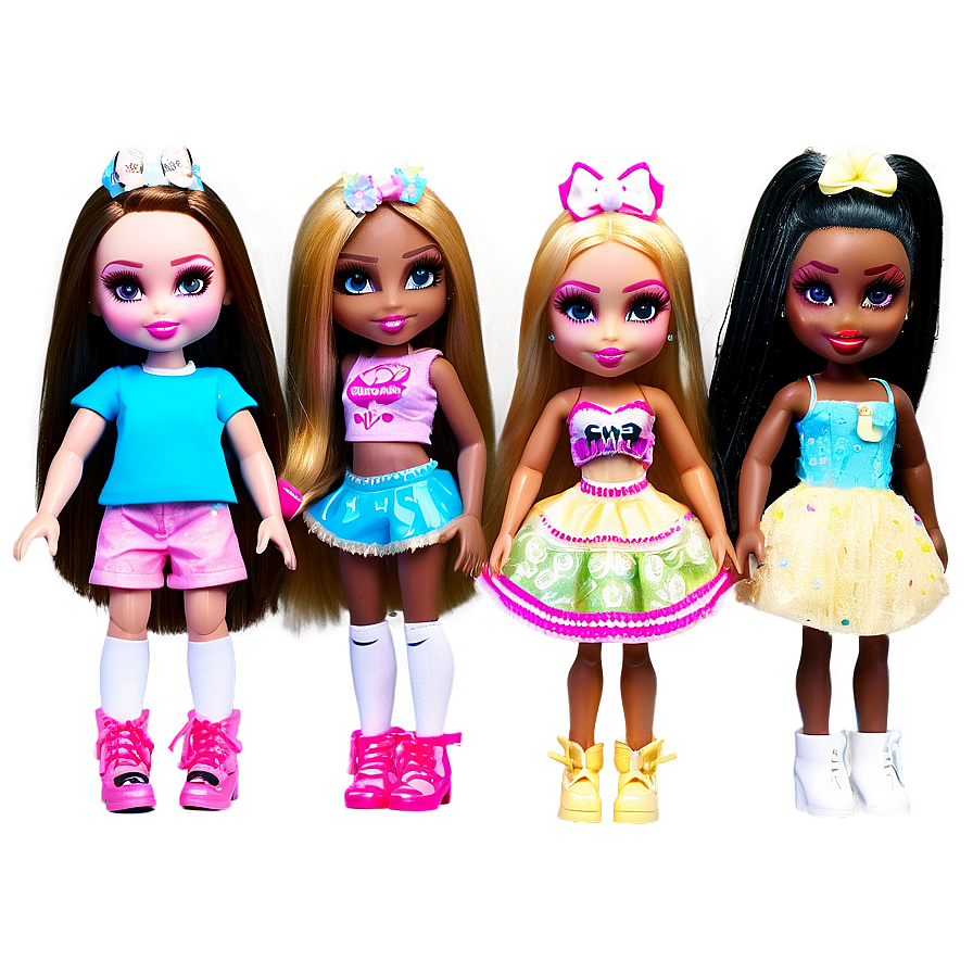 Bratz Doll Group Png 92 PNG Image