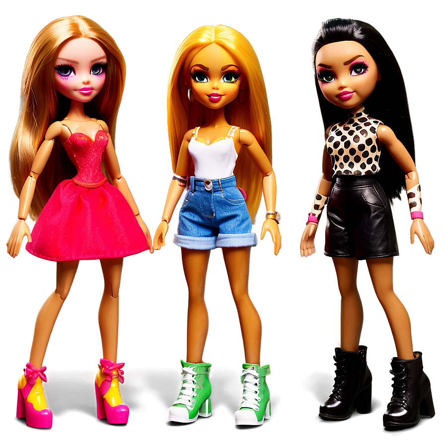 Bratz Doll Lineup Png 64 PNG Image