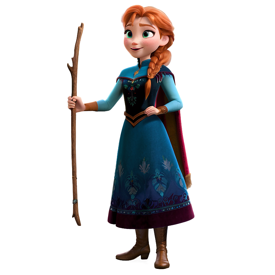 Brave Anna Frozen 2 Png 06282024 PNG Image