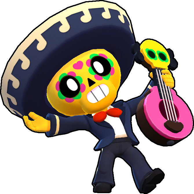 Brawl Stars Poco Serenade Skin PNG Image