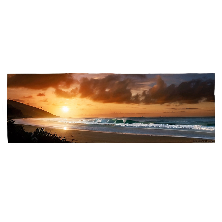 Brazil Beach Sunset Png Cxg84 PNG Image