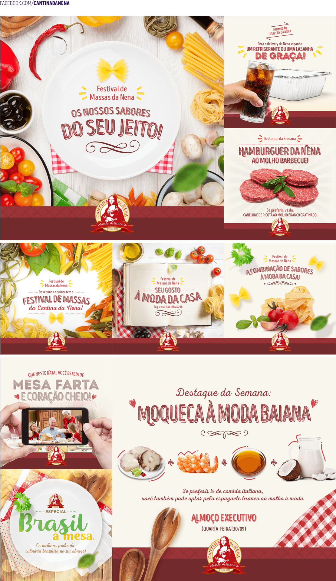 Brazilian Food Festival Promotional Collage PNG Image