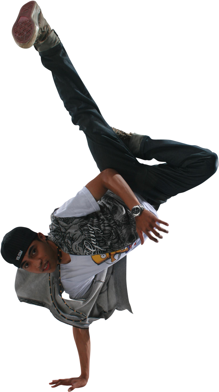 Breakdancer In Action.png PNG Image