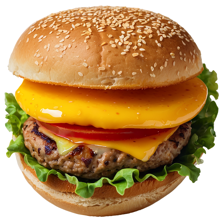 Breakfast Hamburger With Egg Png Yru84 PNG Image