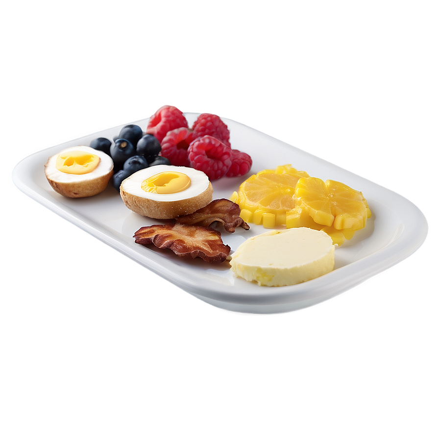 Breakfast Platter Assortment Png Hbr PNG Image