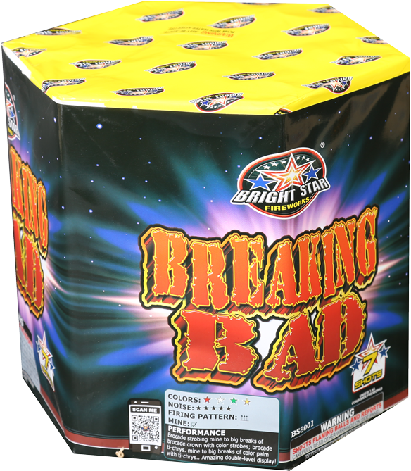 Breaking Bad Fireworks Packaging PNG Image