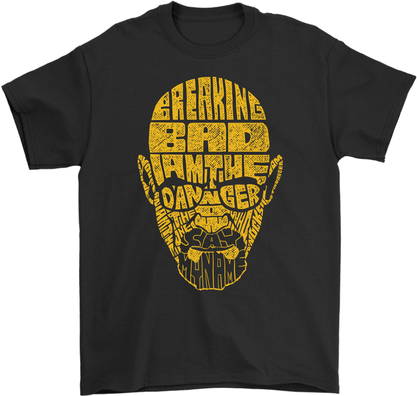 Breaking Bad Heisenberg T Shirt Design PNG Image