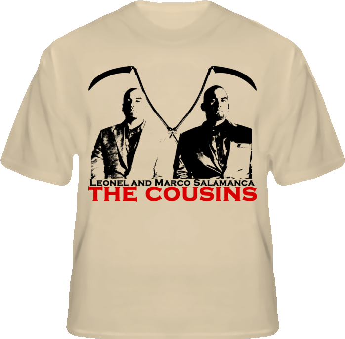 Breaking Bad The Cousins T Shirt Design PNG Image