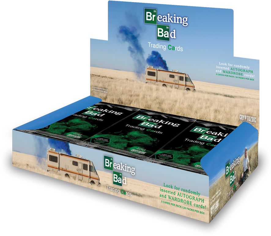 Breaking Bad Trading Cards Box PNG Image