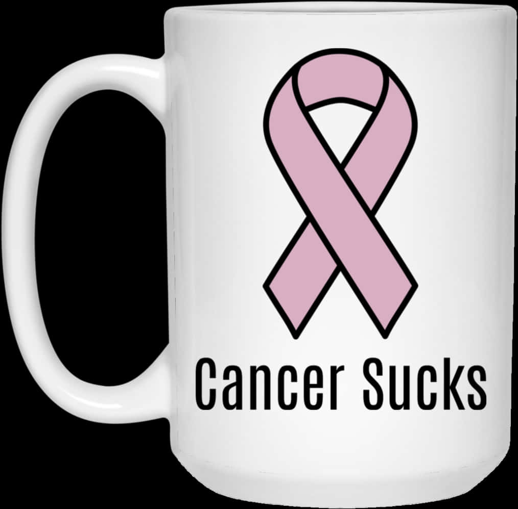 Breast Cancer Awareness Mug PNG Image