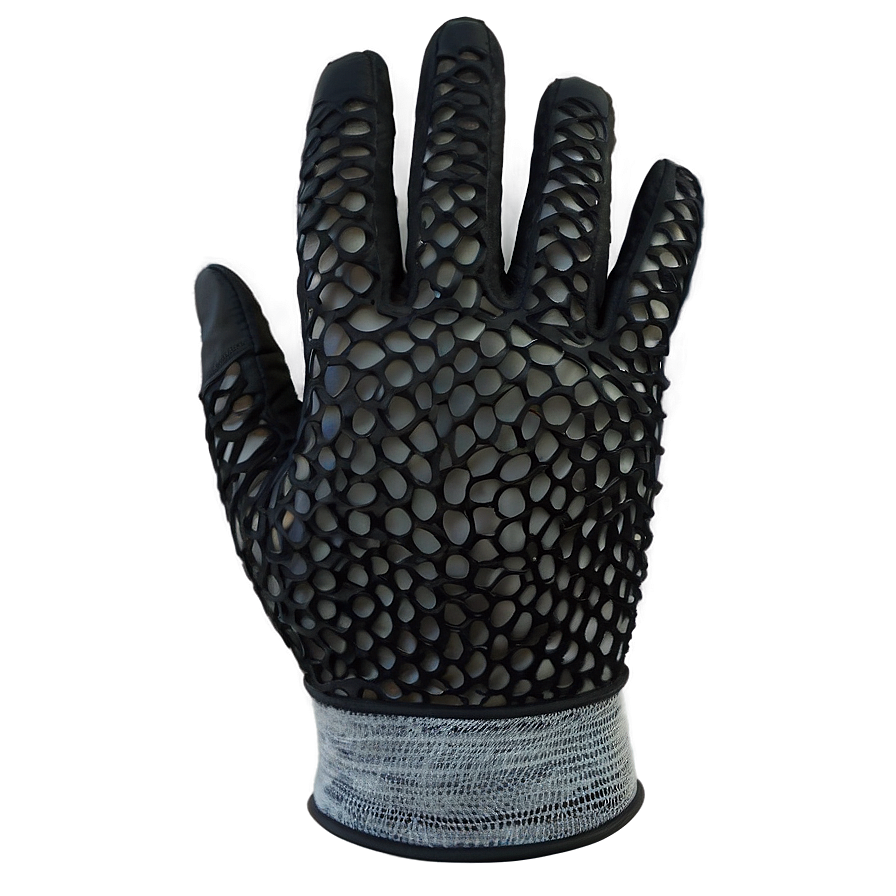 Breathable Black Mesh Gloves Png 06282024 PNG Image