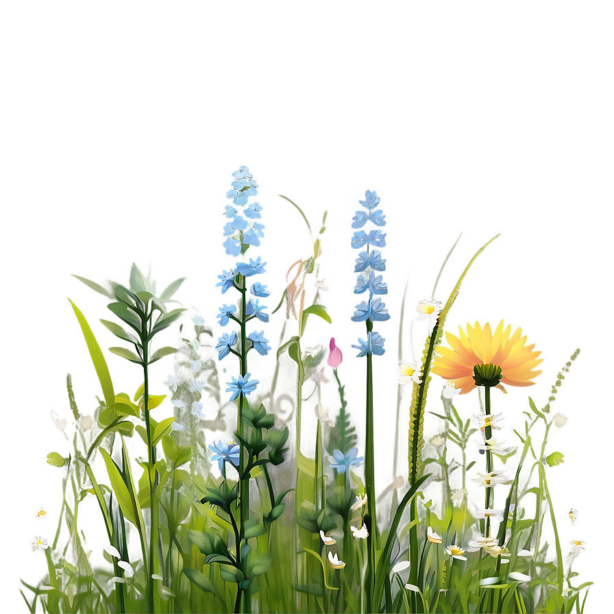 Breezy Wildflower Meadow Png 17 PNG Image