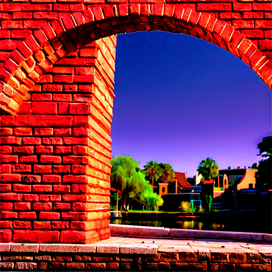 Brick Arch Bridge Png Vhj85 PNG Image