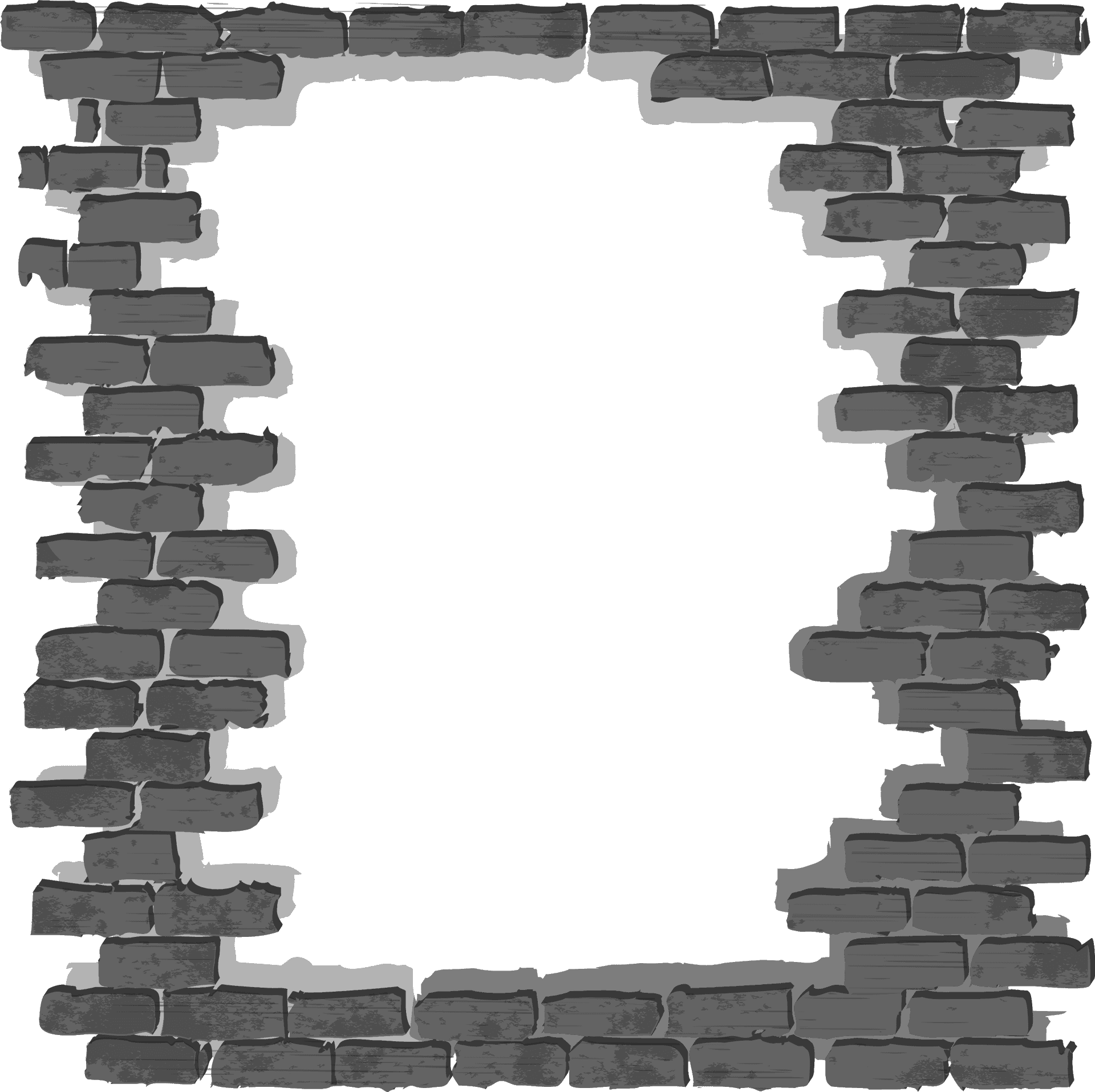 Brick Frame Opening PNG Image