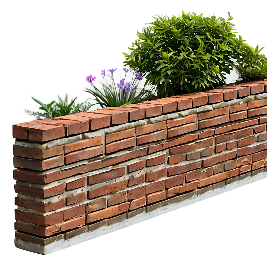 Brick Garden Border Png 05062024 PNG Image