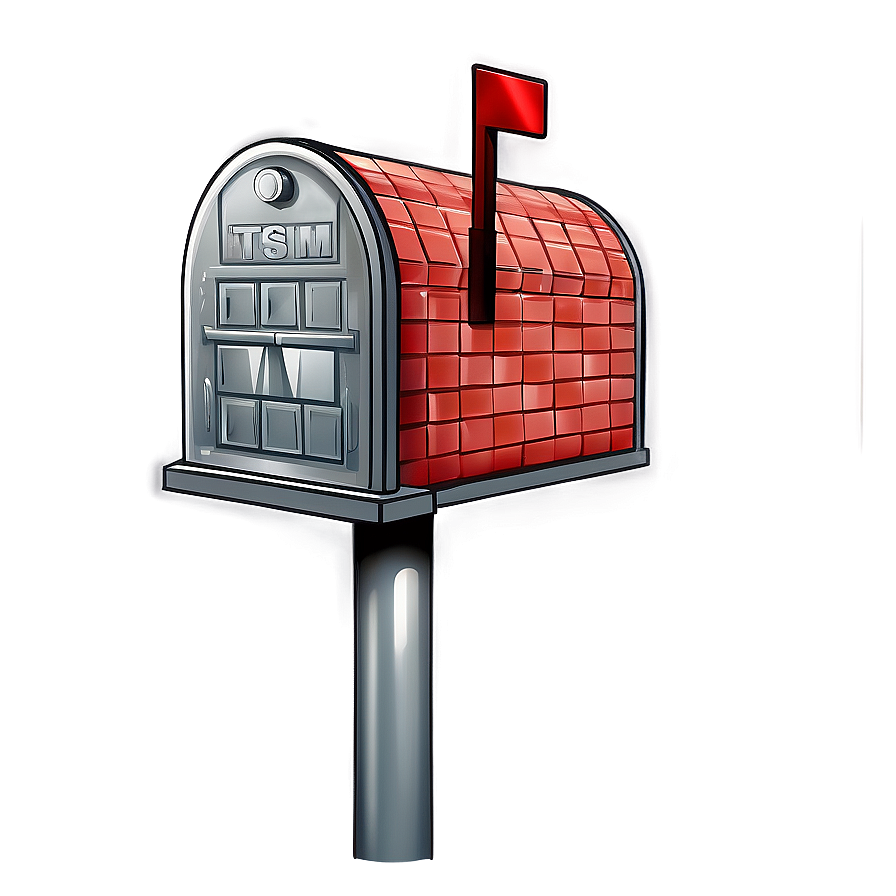 Brick Mailbox Design Png Mqu PNG Image