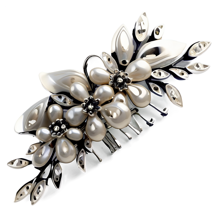 Bridal Hair Clip Png 06132024 PNG Image