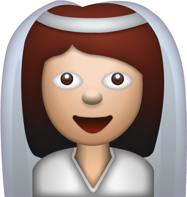 Bride Emoji Smiling PNG Image