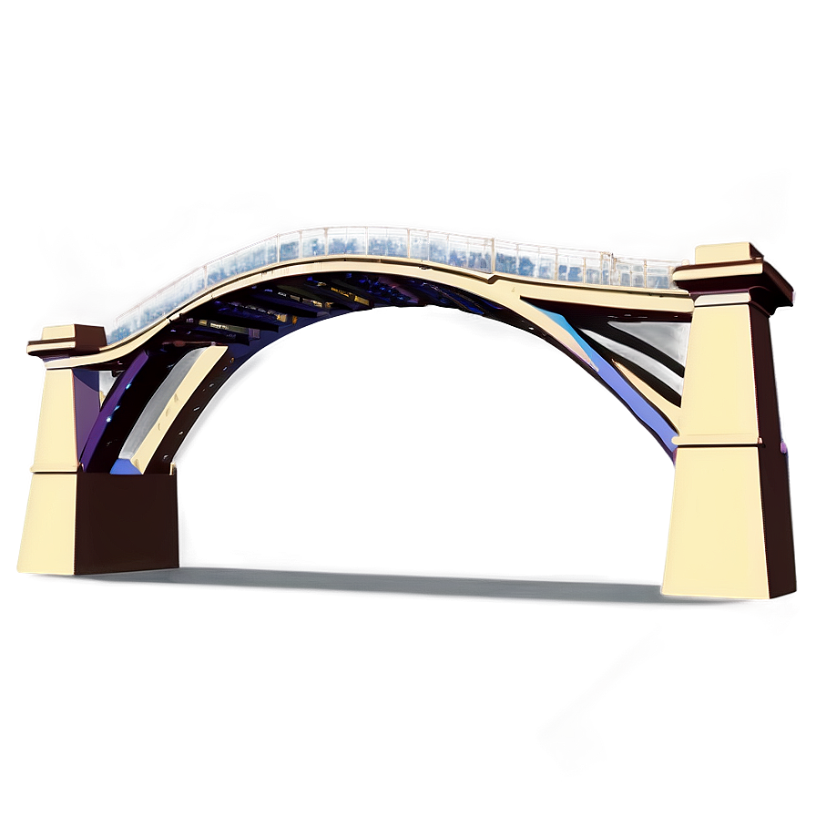 Bridge Under Starry Night Png Rvm PNG Image