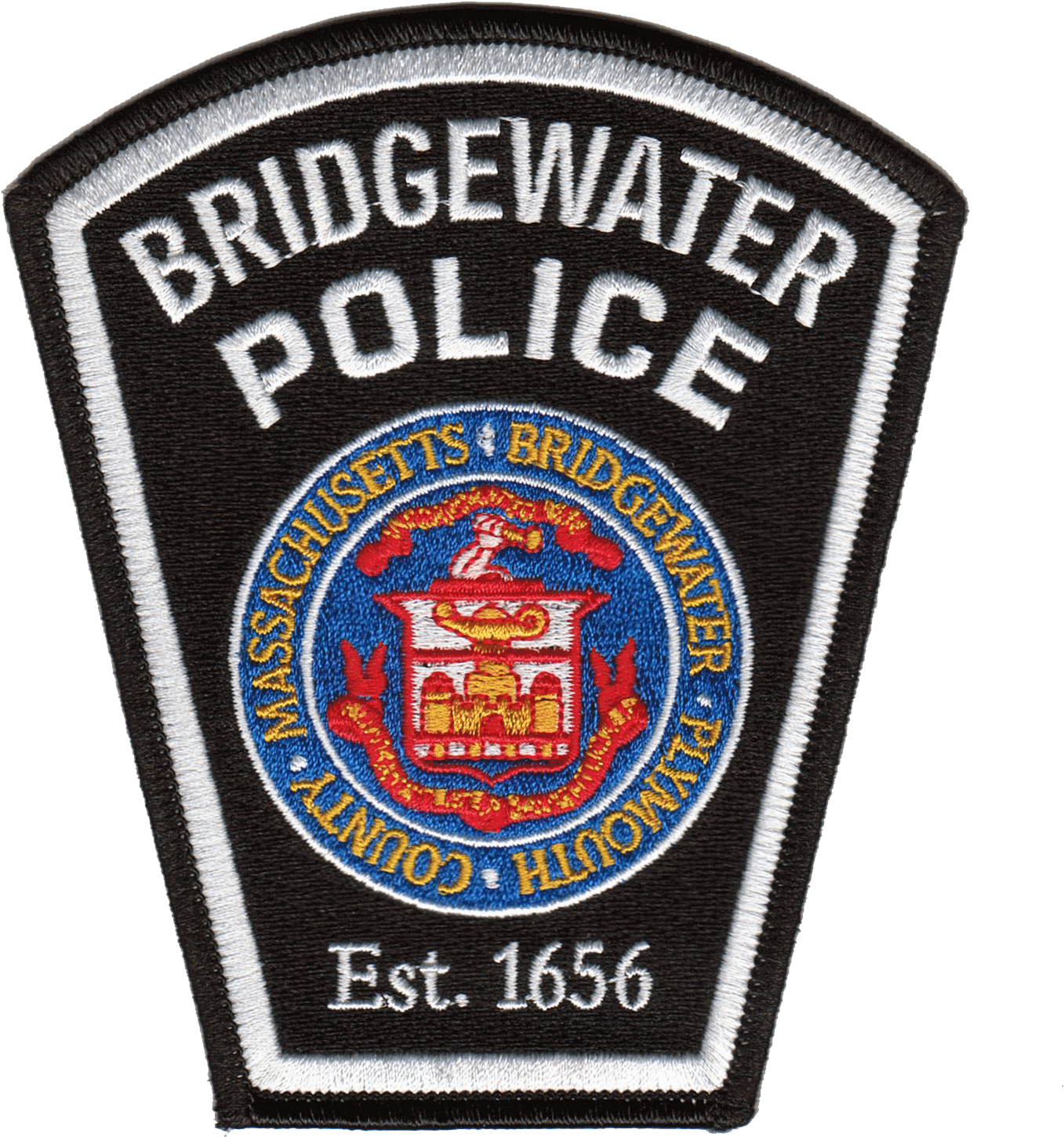 Bridgewater Police Department Patch Massachusetts PNG Image