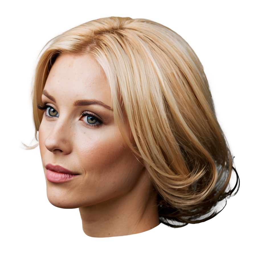 Bright Blonde Hair Png 05252024 PNG Image