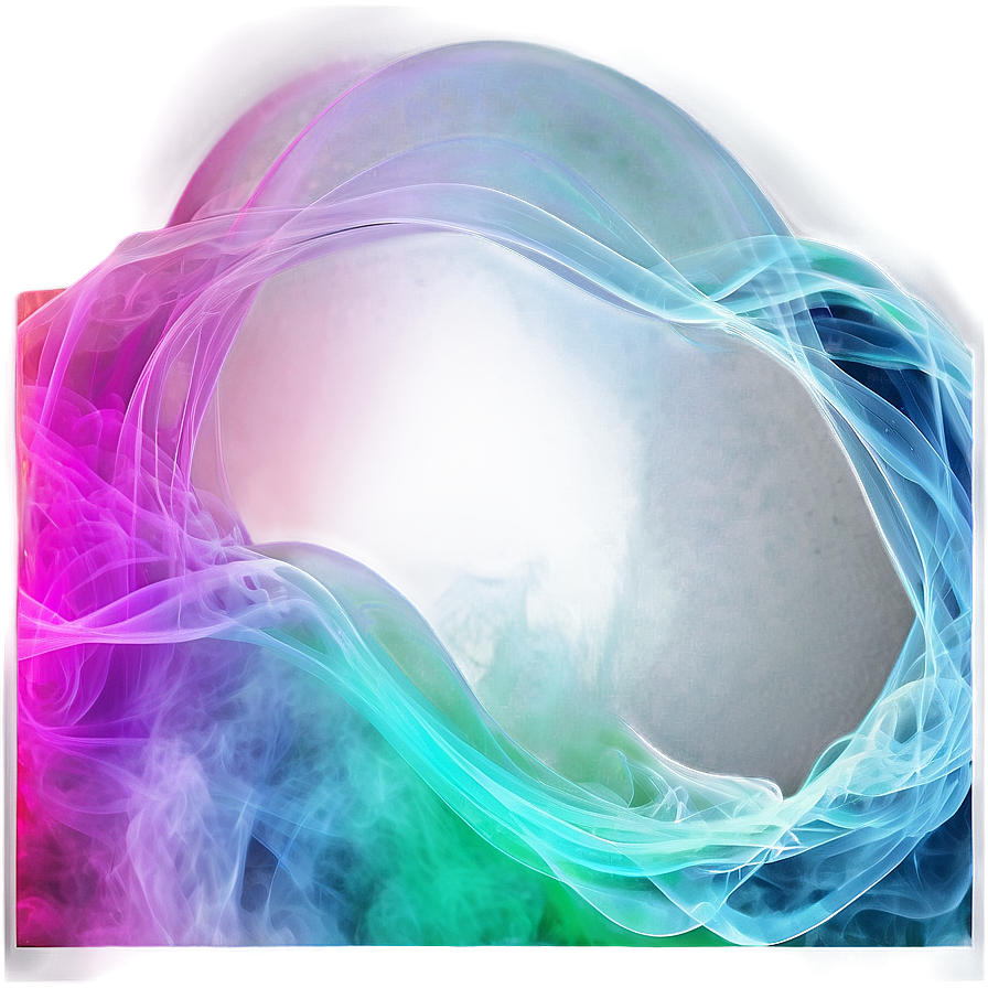 Bright Color Smoke Wave Png Nsn PNG Image