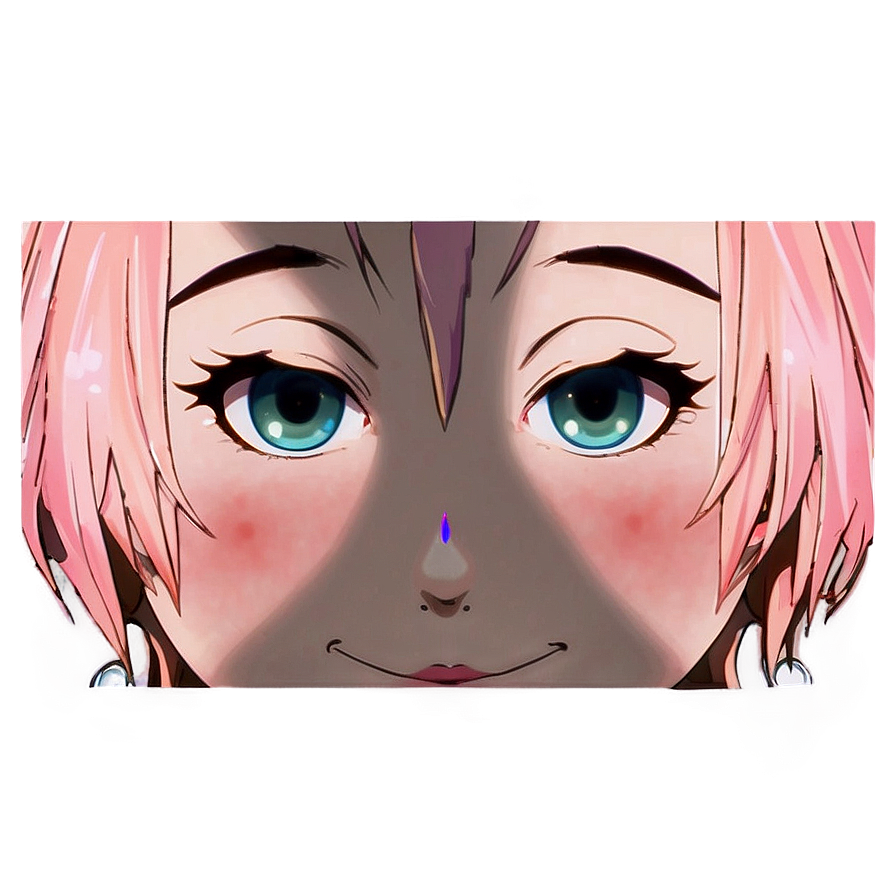 Bright Eyed Anime Blush Png Ksu28 PNG Image