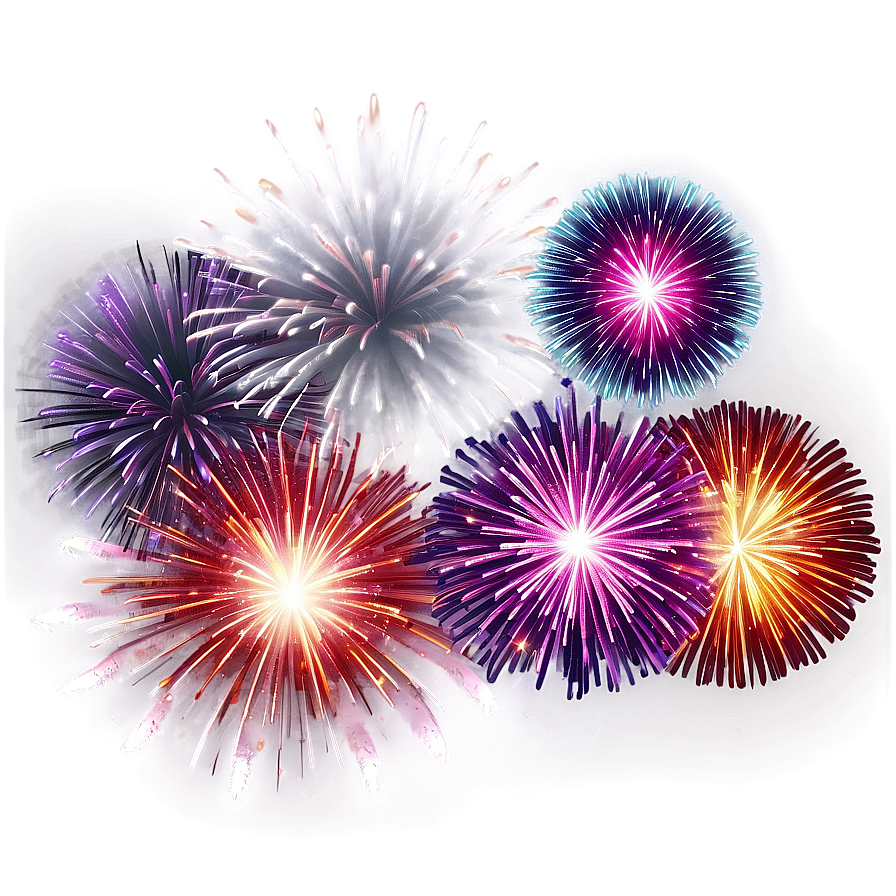 Bright Fireworks Png 96 PNG Image