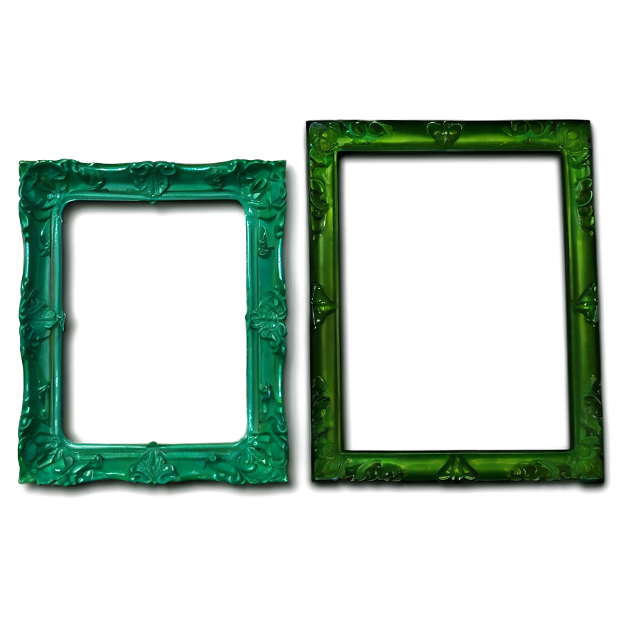 Bright Green Frame Png Ywq PNG Image