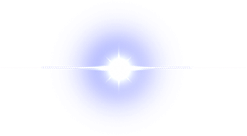 Bright Lens Flare Effect PNG Image