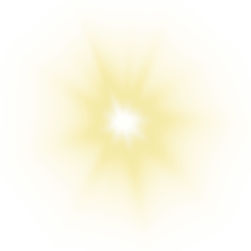 Bright Lens Flare Yellow Background PNG Image