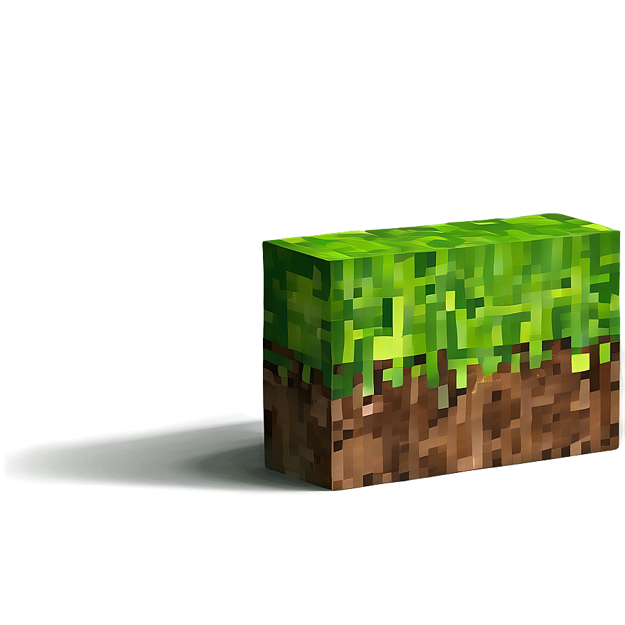 Bright Minecraft Grass Block Png Cgx PNG Image