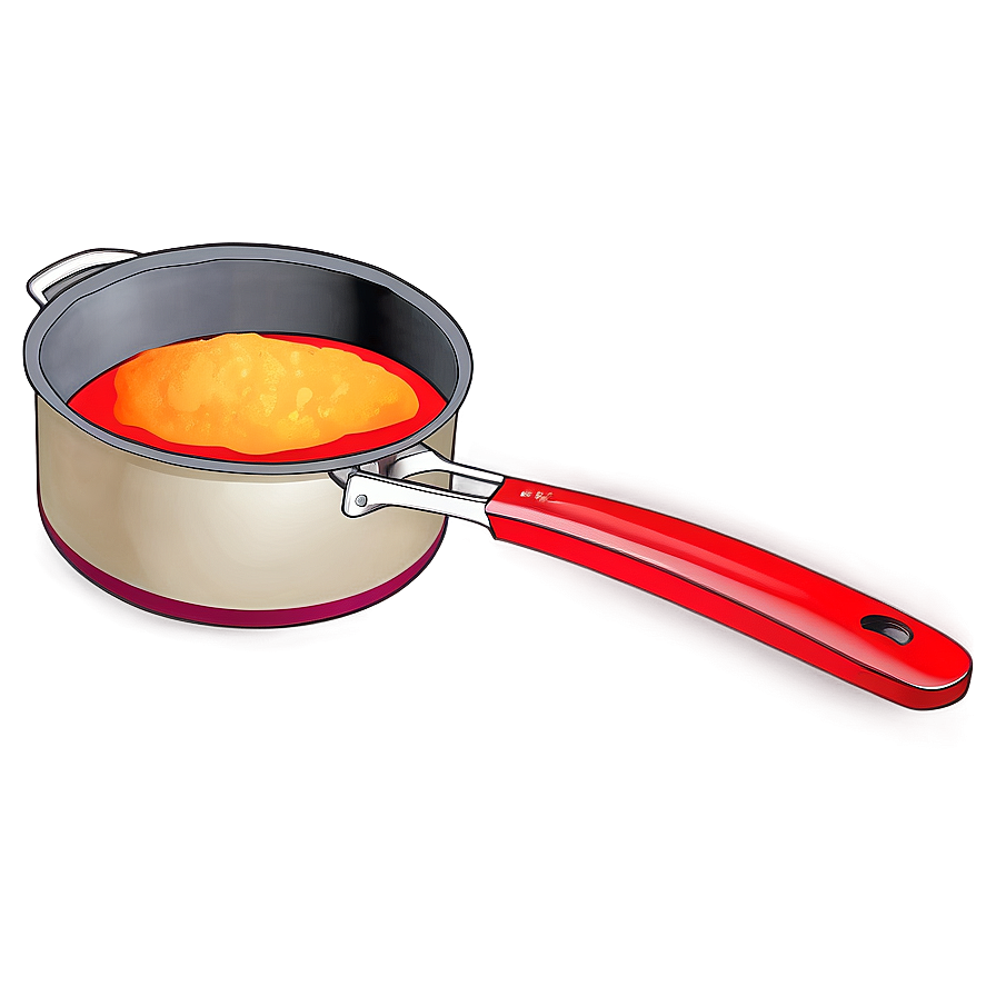 Bright Red Cooking Pot Png Shi PNG Image