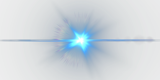 Bright Starburst Effect PNG Image